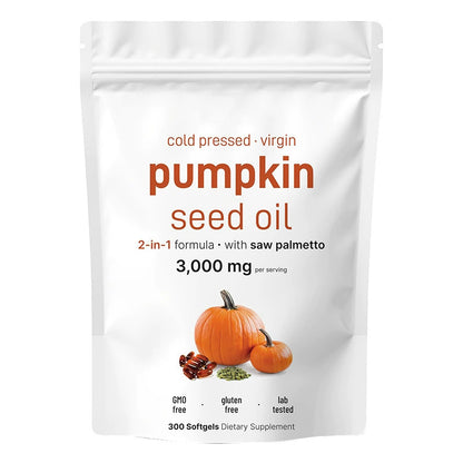 Pumpkin Seed Oil Soft Capsules 180 Count